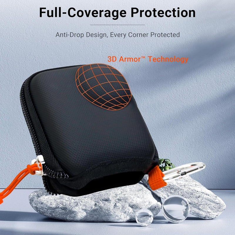 CYNOVA Osmo Nano Carrying Case for DJI Osmo Nano Accessories, Hard Shell Travel Storage Case with DJI Osmo Nano Screen Protector (2 Set) - Image 5